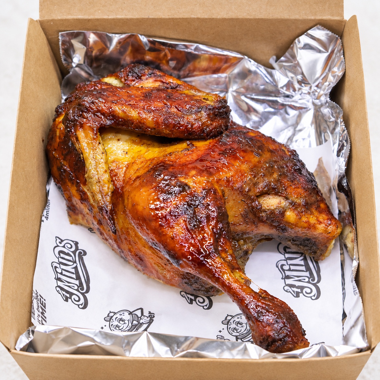 Pollo asado solo en empaque de 4minds