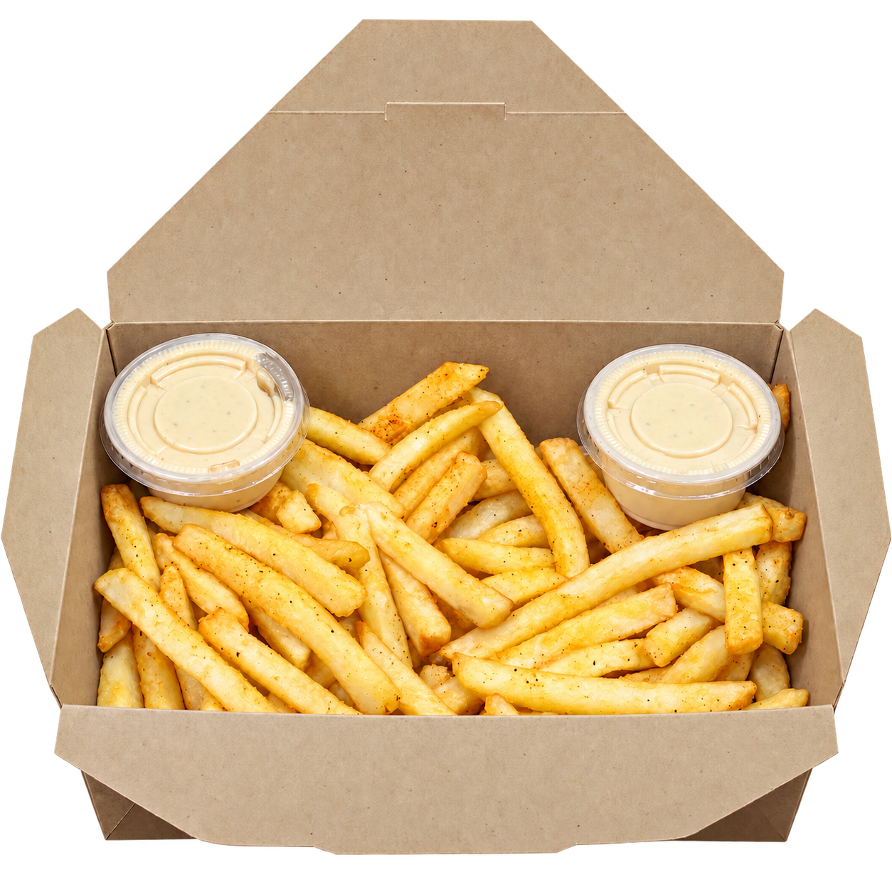 XXL-Fries: caja grande de papas de 4minds